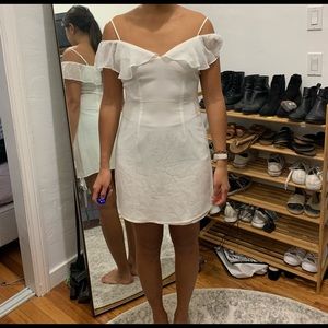 REVOLVE BY THE WAY CELESTE MINI OFF THE SHOULDER